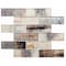 Andova Tiles Migdal 2-in. x 6-in. Brick Joint Glass Wall & Floor Mosaic Tile (0.98 Square Feet Per Sheet) ANDMIG228 - alternate 5